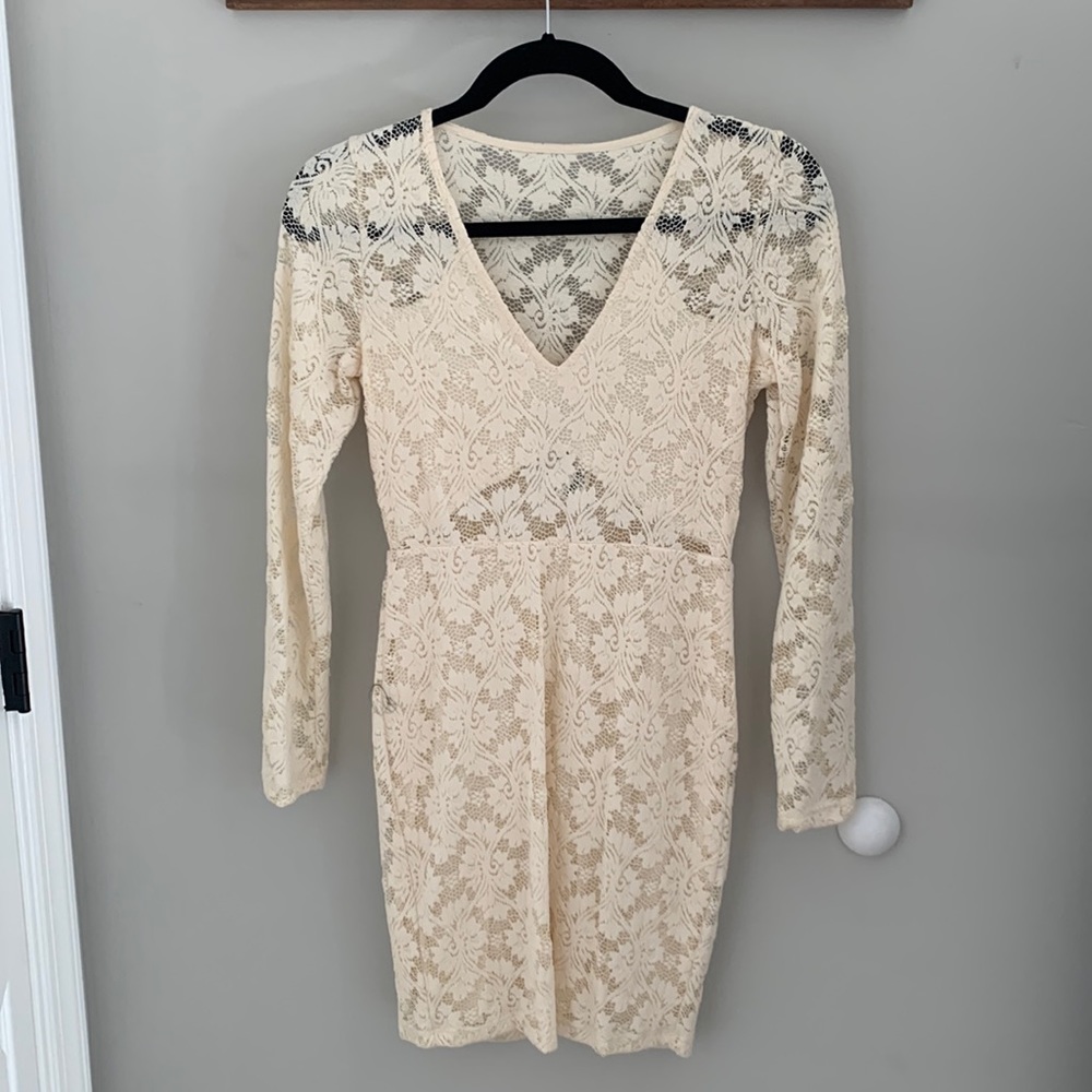 Nightcap ivory lace dress